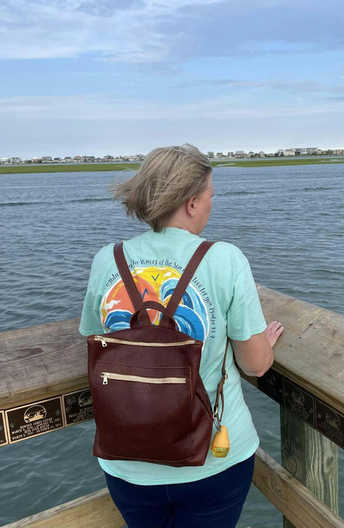 Amazing Nutmeg Tote Backpack - customer review photo