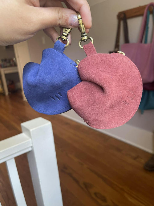 Suede Fortune Cookie Keychains - customer review photo