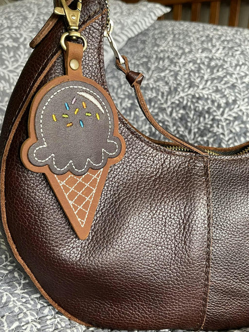 Ice Cream cone bag charm - customer review photo