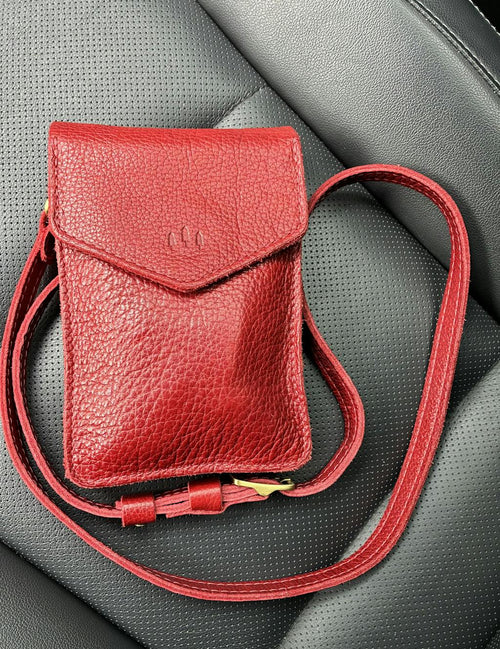 Parker Phone Bag in Chili - customer review photo