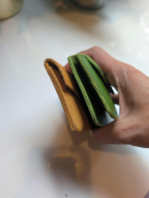 adorable little wallet in apple green - customer review photo