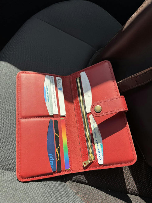 AP Bifold Wallet in Ruby - customer review photo