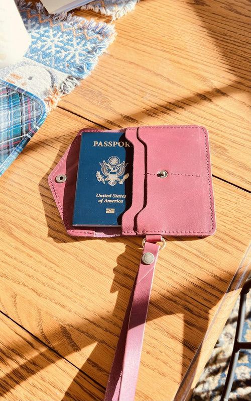 Passport wristlet in Anemone! - customer review photo