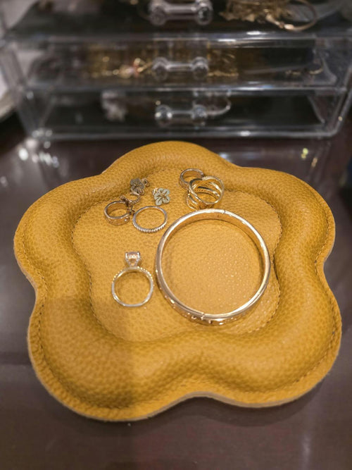 Cute Floral Trinket Tray in Sunshine - customer review photo