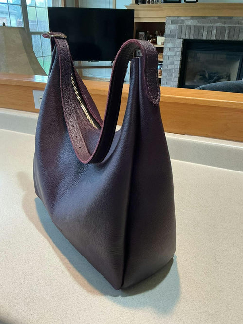 Aspen shoulder bag large plum - customer review photo