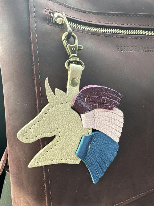 Unicorn keychain - customer review photo