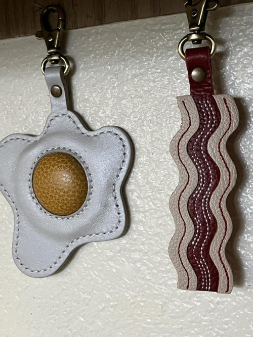 Breakfast Keychain - Bacon/Pancetta - customer review photo