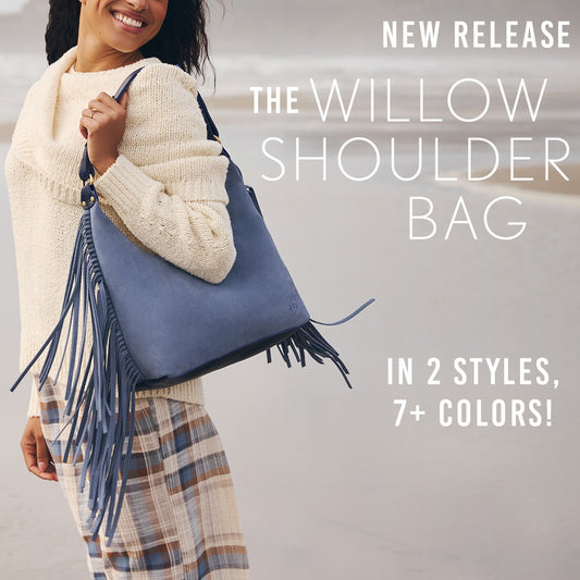 New Release Willow Shoulder Bag. 2 Styles in more than 7 colors