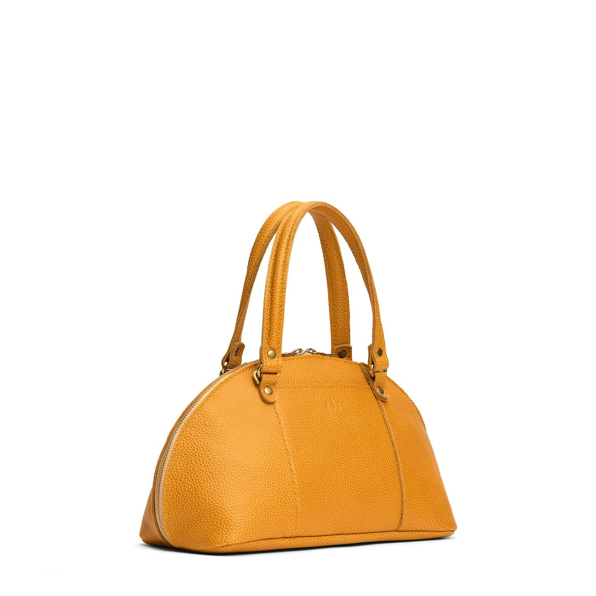 Sunshine*Small | A half circle crossbody bag with handles and removable crossbody strap 