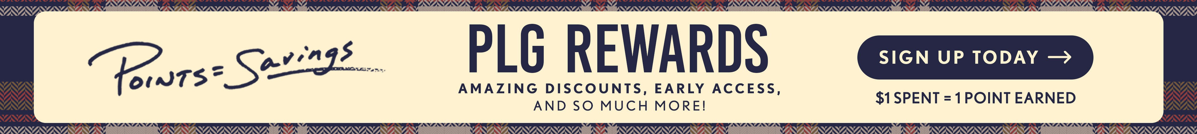 Rewards Banner, Earn 1 point for every $1 spent. Sign up to start earning points.