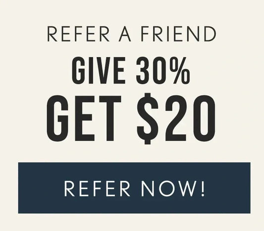 Refer a Friend. Give 30% get $20.