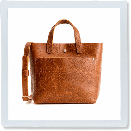Meadow*Classic | Crossbody tote bag with snap closure and front pocket