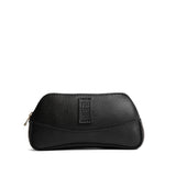 Pebbled--black | handmade accessory makeup bag pouch