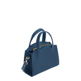 Deep Water Mini | Leather tote bag with handles, adjustable crossbody strap, zipper top, and a back pocket