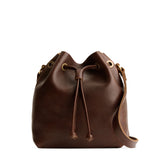 Coldbrew Small | Slouchy crossbody bag with leather drawstring closure
