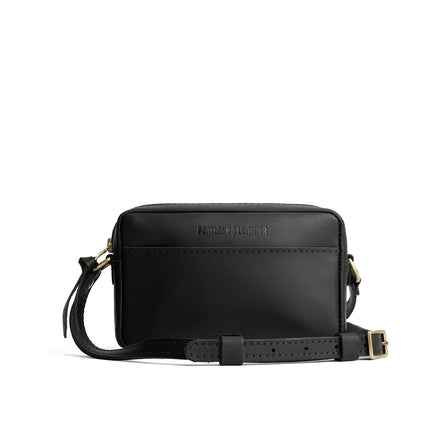 Black*Large | Mid-size rectangular crossbody with adjustable strap