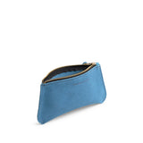 Mariner Blue Large | Small pouch with a top zipper and unique curved bottom