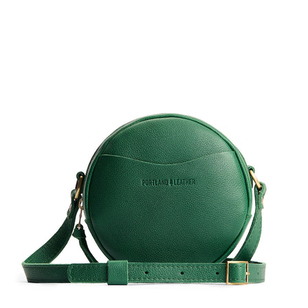 Bacalar*Large | Circle shaped crossbody bag with top zipper