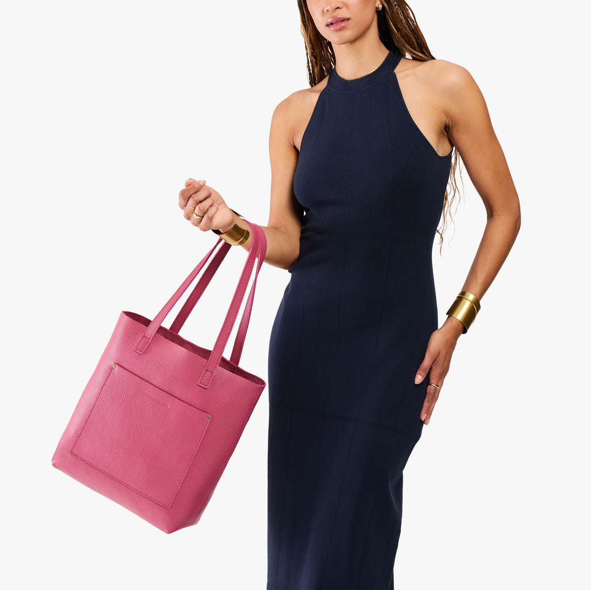 Wild Rose*Classic | Medium Tote with dual shoulder straps and crossbody strap