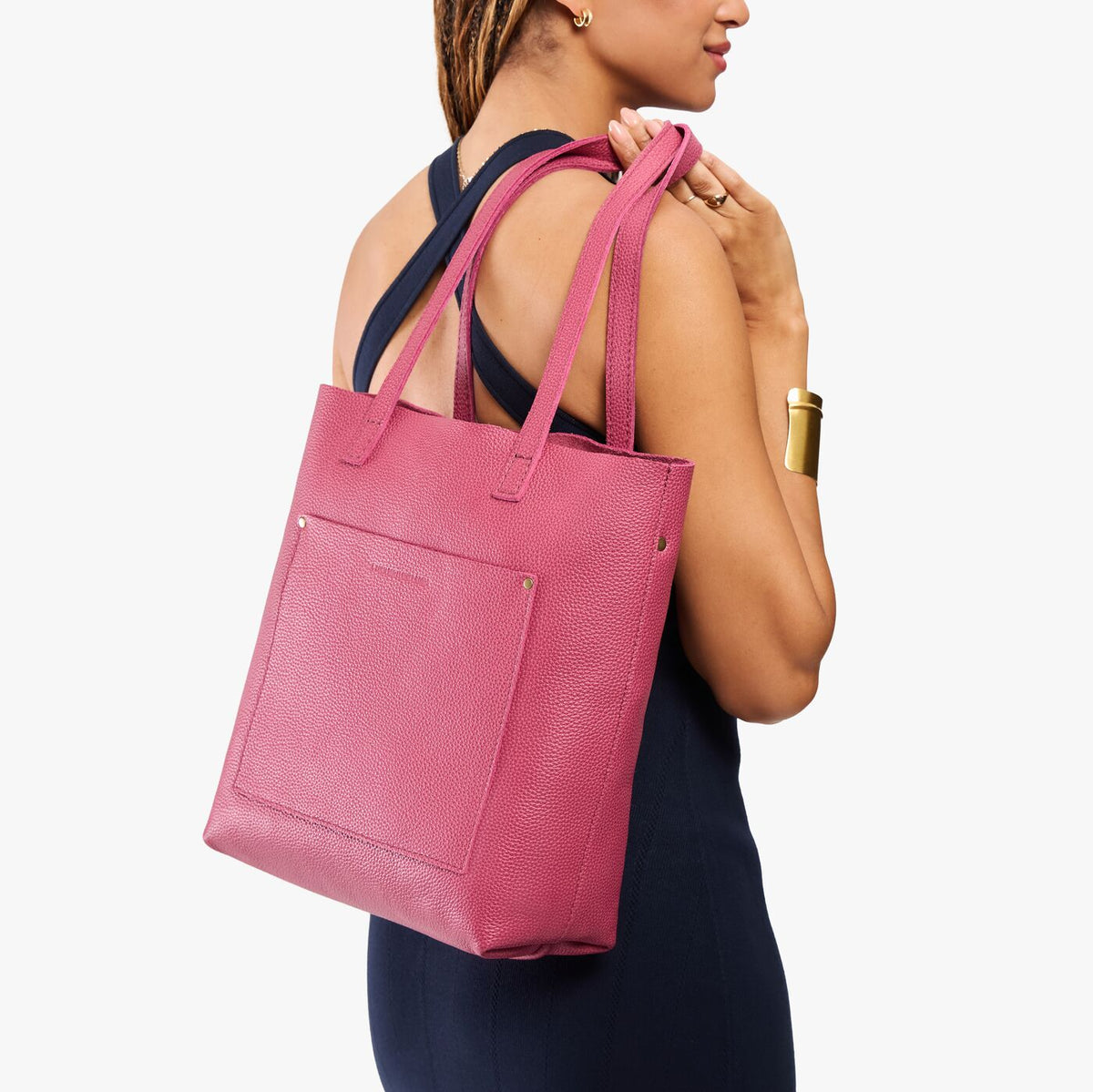 Wild Rose*Classic | Medium Tote with dual shoulder straps and crossbody strap