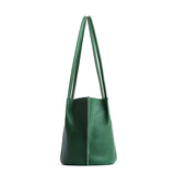Bacalar Small | Petite bucket shaped tote bag with matching leather handles