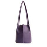 Empire Small | Petite bucket shaped tote bag with matching leather handles