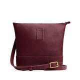 Cabernet | Small rectangular crossbody purse with top zipper and interior pocket