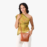 Sienna | Small rectangular crossbody purse with top zipper and interior pocket