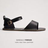Nero | Leather Sandals with buckle
