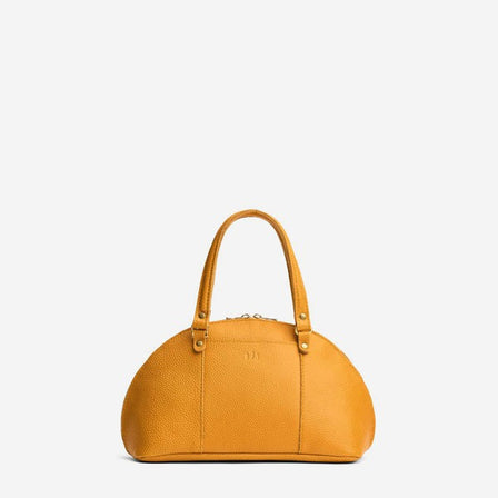 Sunshine*Small | A half circle crossbody bag with handles and removable crossbody strap 