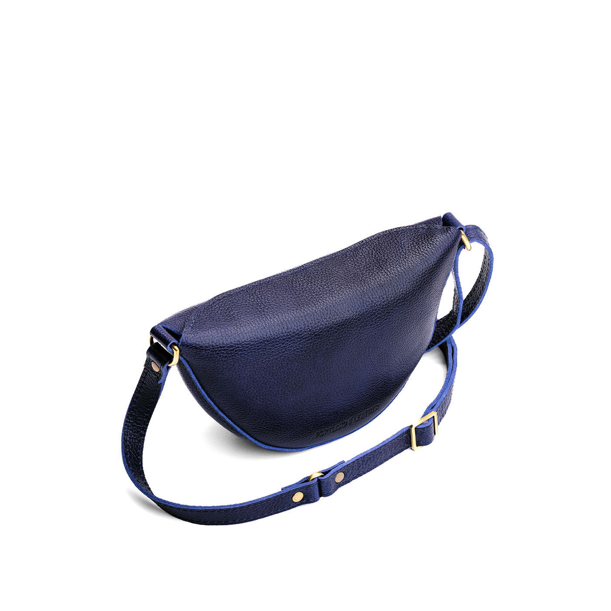 Cobalt*Small | Petite half circle shaped sling bag