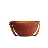 Nutmeg Small | Petite half circle shaped sling bag