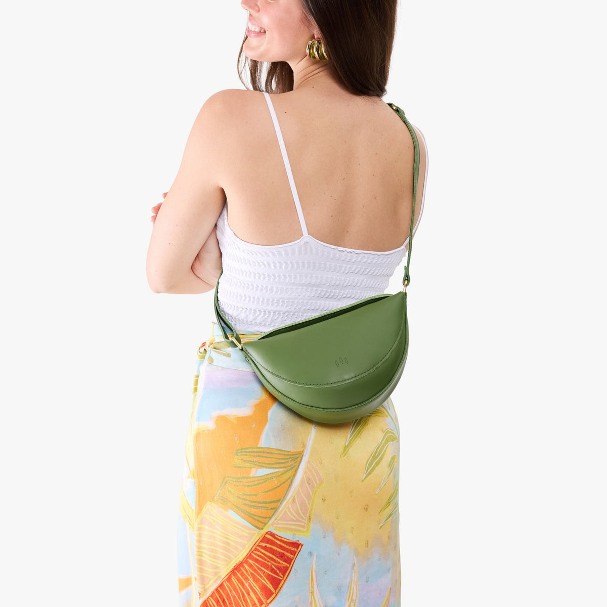 Cactus*Small | Half circle shaped sling bag
