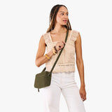 Verdant Large | Rectangular crossbody with adjustable strap