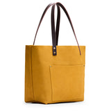 Dijon Classic | Large leather tote bag with sturdy bridle handles and front pocket