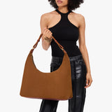 Jackson Large Classic | U-shaped shoulder bag with adjustable strap and fringe detail