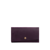 Larkspur | Leather wallet with snap closure