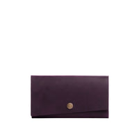 Larkspur | Leather wallet with snap closure