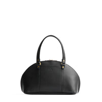 Black*Small | A half circle crossbody bag with handles and removable crossbody strap 