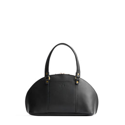 Black*Small | A half circle crossbody bag with handles and removable crossbody strap 