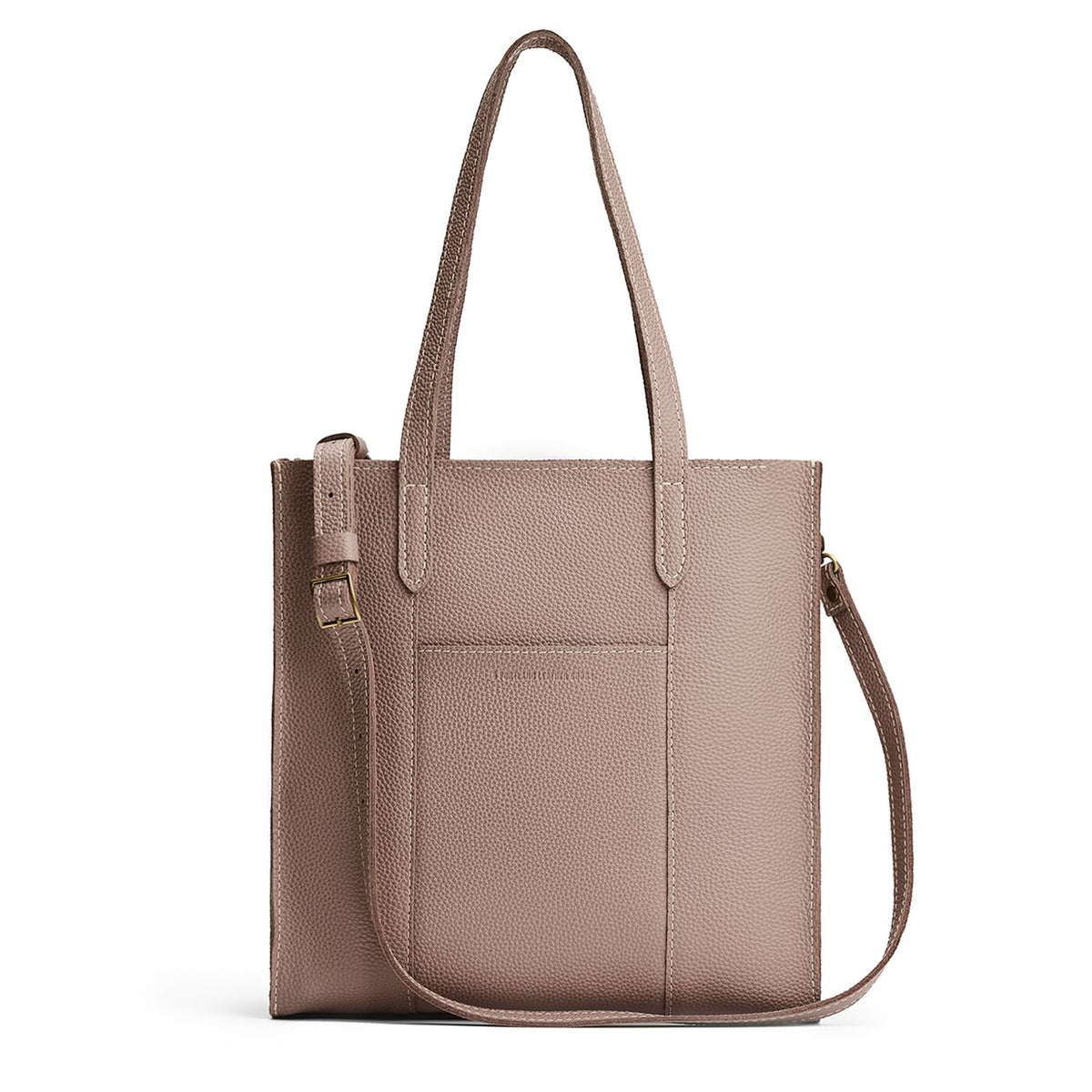 Sparrow*North/South | Structured large tote bag with overlapping panels and crossbody strap