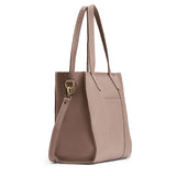 Sparrow North/South | Structured large tote bag with overlapping panels and crossbody strap