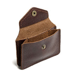 Coldbrew Classic | Small leather wallet with snap closure