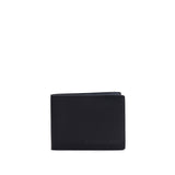 Nero | Leather bifold wallet with six geometric card slots