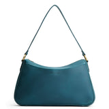 Westward Blue Large | Large bean shaped shoulder bag with a zipper closure