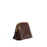 Coldbrew Mini | Compact leather pouch with top zipper