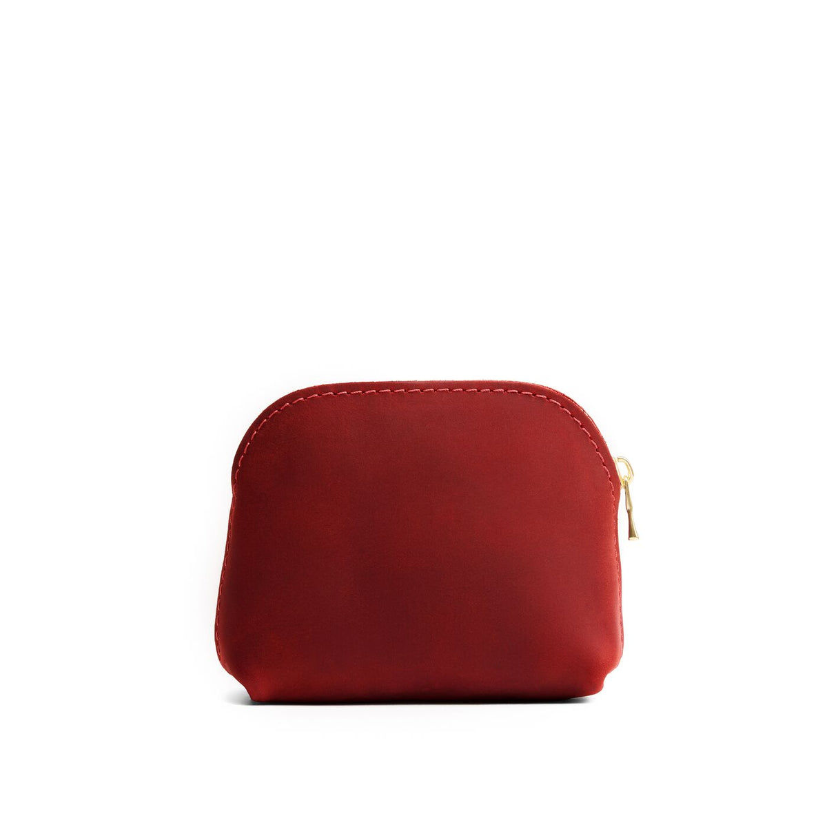Phoenix*Mini | Compact leather pouch with top zipper