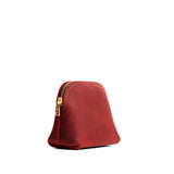 Phoenix Mini | Compact leather pouch with top zipper