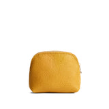 Sunshine Mini | Compact leather pouch with top zipper
