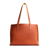 Sienna Medium | Leather tote bag with interior snap key loop